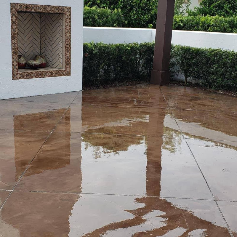 Exterior Patio Epoxy Finish