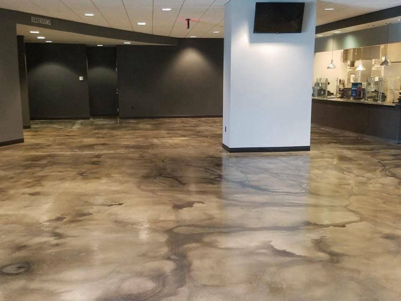 Stained Concrete Floor